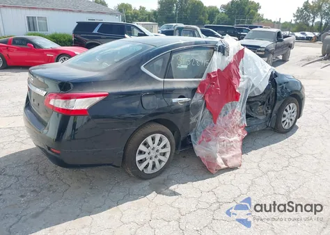 2015 Nissan Sentra S из США, поврежденный, VIN 3N1AB7AP1FY234023